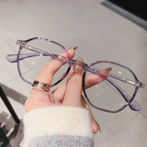 lunettes violettes élégantes