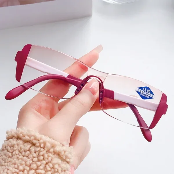 lunettes rose blanches