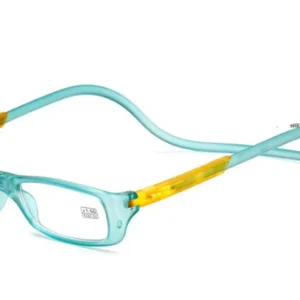 lunettes à monture jaune