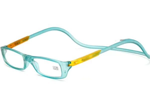 lunettes à monture jaune