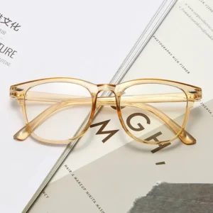 lunettes marron stylées